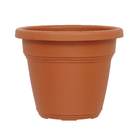 Vaso Plástico Vicenza Terracota Extra Grande