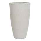 Vaso Plástico Vietnamita 50 Branco Marmore 51x29cm Vasap