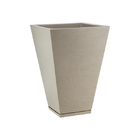 Vaso Plástico Zurique Bege Médio