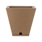 Vaso Plástico Zurique Ocre Pequeno