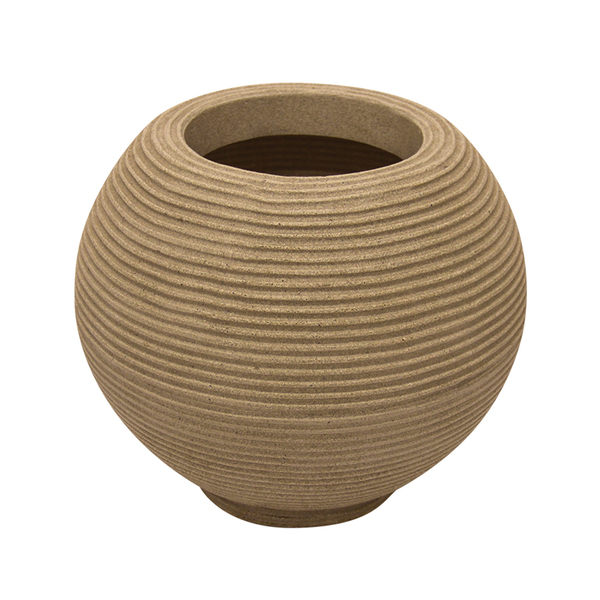 Vaso Polietileno Bola Riscato 40 Cm Areia
