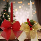 Vaso Porta Vela Aparador Arranjo Centro Mesa Natalino 30cm A