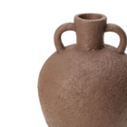 Vaso Potiche Marrom Mart Collection 20cm Altura