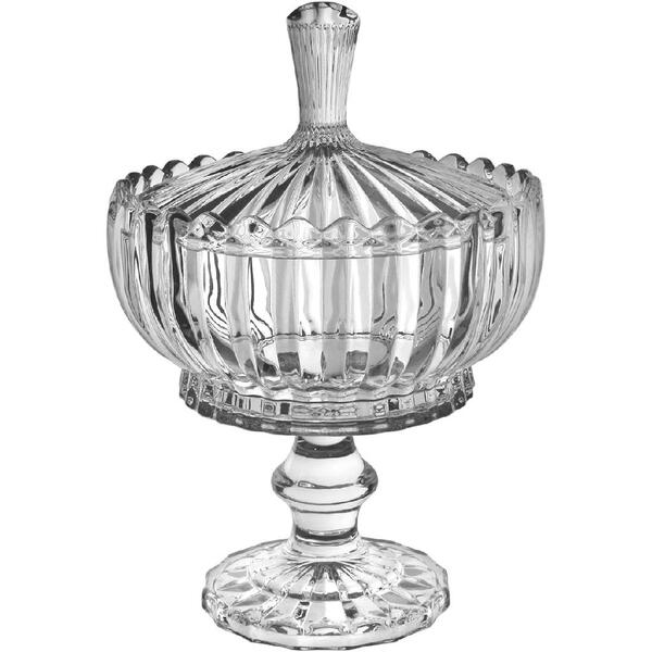 Vaso Potiche Redondo Bomboniere Home&co Genova Cristal Eco 32