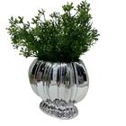 Vaso Prata Decorativo Luxo Centro De Mesa Com Trabalhado