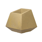 Vaso Prisma 50x50cm Areia