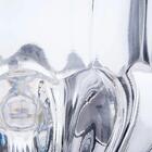 Vaso Proença Cristal Para Casa Jardim Elegante Com Pé 38cm