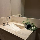 Vaso Quadrado Autoirrigável Liso Cor Cinza Claro Para Hortali