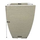 Vaso Quadrado Moderno 20 Japi