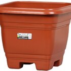 Vaso Quadrado N28 Rischioto Marrom