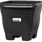 Vaso Quadrado N28 Rischioto Preto