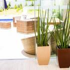 Vaso Quadrado Polietileno Apolo 54 Café