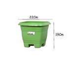 Vaso Quadrado Verde Nº22 Rischioto