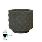 Vaso Recôncavo 30 Mini Cinza Granito