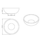 Vaso Redondo Bacia Linea 60cm Japi