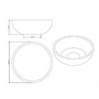 Vaso Redondo Bacia Linea 90cm Japi