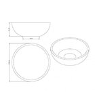 Vaso Redondo Bacia Linea 90cm Japi