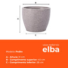 Vaso Redondo Elba Pedra 31 Terrano