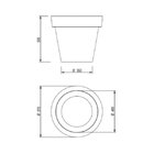 Vaso Redondo Essencial 57 Japi