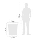 Vaso Redondo Firenze 56 Terracota Italia