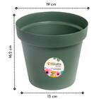 Vaso Redondo Floratta 19 (3,1L) Verde RISCHIOTO