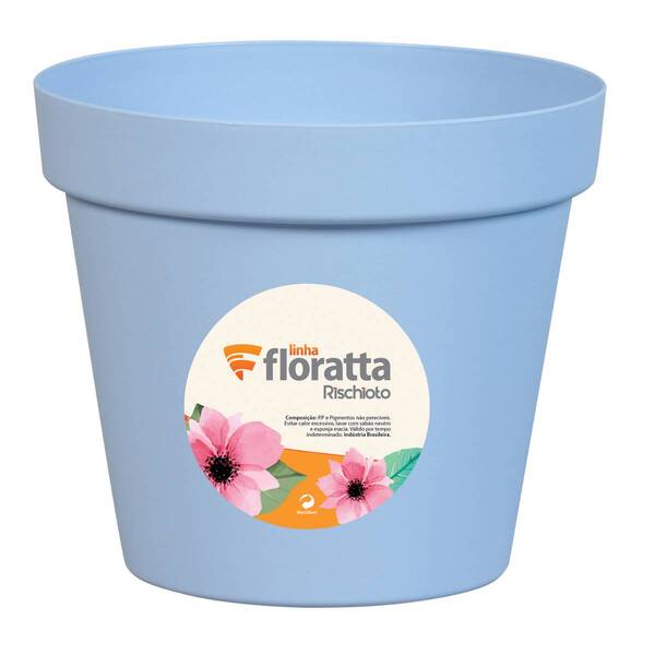 Vaso Redondo Floratta 26 (7,5l) Azul Rischioto