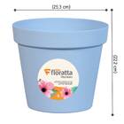 Vaso Redondo Floratta 26 (7,5l) Azul Rischioto