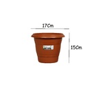 Vaso Redondo Marrom Nº17 Rischioto