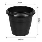 Vaso Redondo N 42 Rischioto Preto