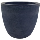 Vaso Redondo Para Plantas 20x23cm em Polietileno 7l Azul