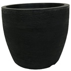 Vaso Redondo Para Plantas 20x23cm em Polietileno 7l Preto