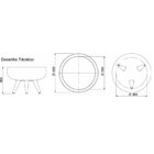 Vaso Redondo Polietileno Japi Cimento