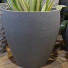 Vaso Redondo Rústico 40cm X 39cm Japi Grafite