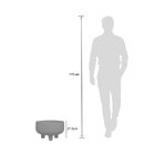 Vaso Redondo Rústico Com Pés 45 Chumbo