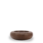 Vaso Relevo Bowl Para Plantas 23/35 X 10 Cm Rusty Com Prato V