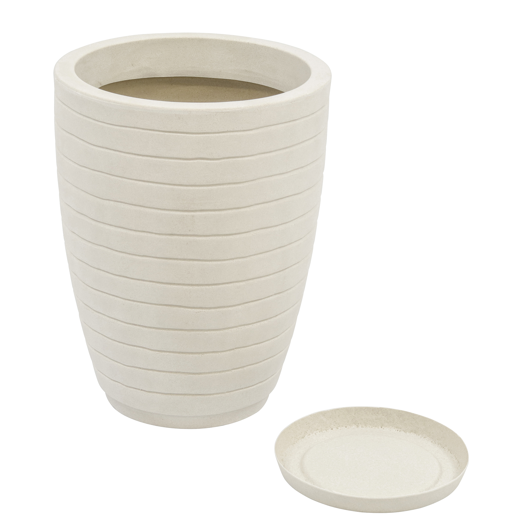 Kit Vasos de Planta em Plástico Relevo Vasart: Praticidade para a rega