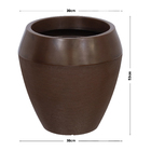 Vaso Resina Iguatemi 53x38 Rusty Naterial