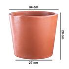 Vaso Reto Badi Terracota 28 Terrano