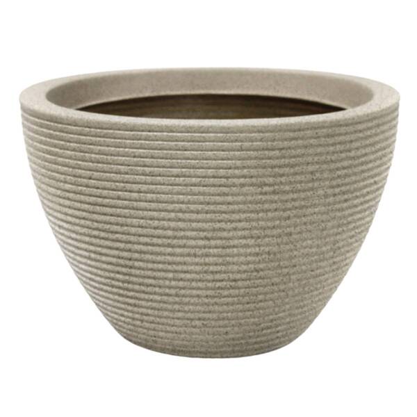 Vaso Riscatto Oval Baixo 30 (32l) Cor Granito Nutriplan