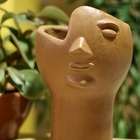 Vaso Rosto em Cerâmica - Cida Lima