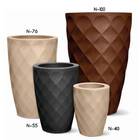 Vaso Safira Cônico 40 Ferrugem