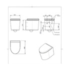 Vaso Sanitário Asti Preto