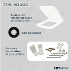 Vaso Sanitário Bacia Privada Convencional Quadrado Tubrax