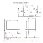 Vaso Sanitário Caixa Acoplada Monobloco Smart Plus