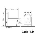 Vaso Sanitário Caixa Acoplada Redondo Fluir