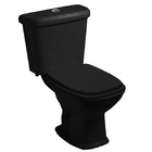 Vaso Sanitário com Caixa Acoplada 3/6L Fit Preto Celite