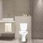 Vaso Sanitário com Caixa Acoplada 3/6L Liberty Branco Santamarina