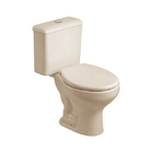 Vaso Sanitário com Caixa Acoplada 6L Saveiro Pergamon Celite