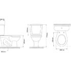 Vaso Sanitário Com Caixa Acoplada Áries Max Branco Da Eternit