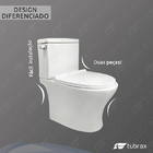 Vaso Sanitário Completo  Com Caixa Acoplada Bacia Privada Ban